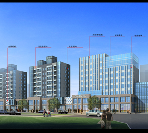 鄭州最優(yōu) 大型商業(yè)建筑室外透視效果圖設(shè)計(jì)